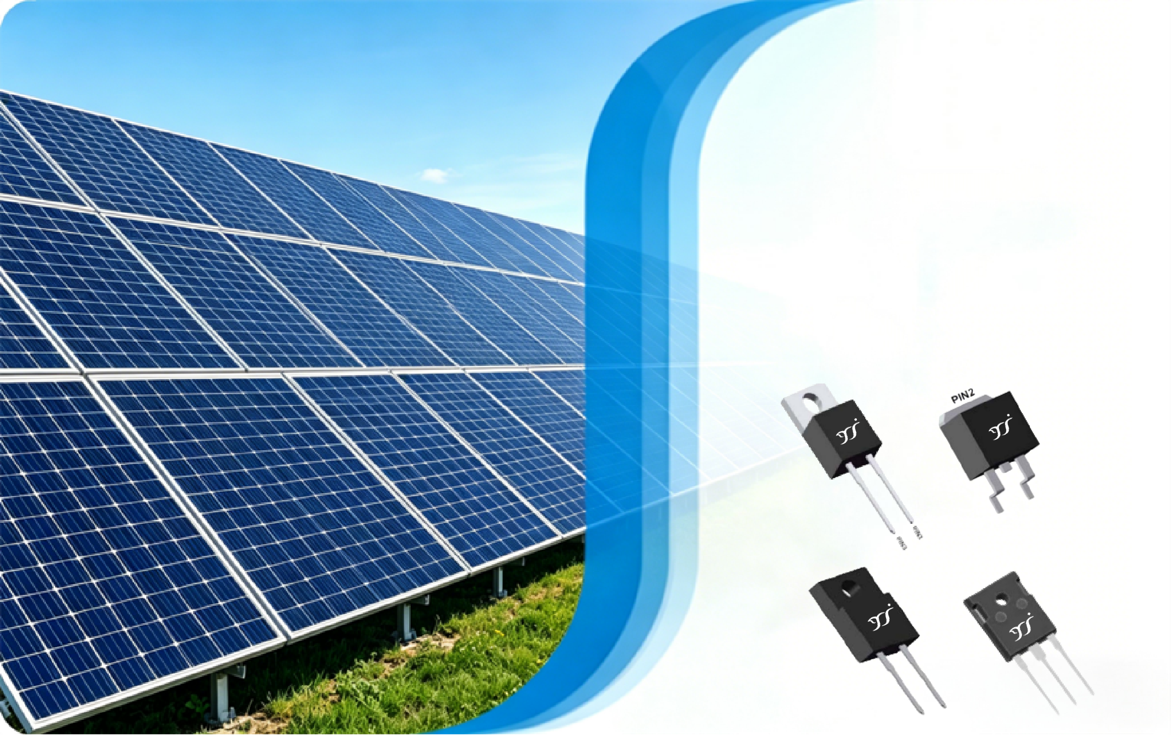 SiC Diodes: High Temperature Resistant for PV , low Loss for Higher Power Supply Efficiency